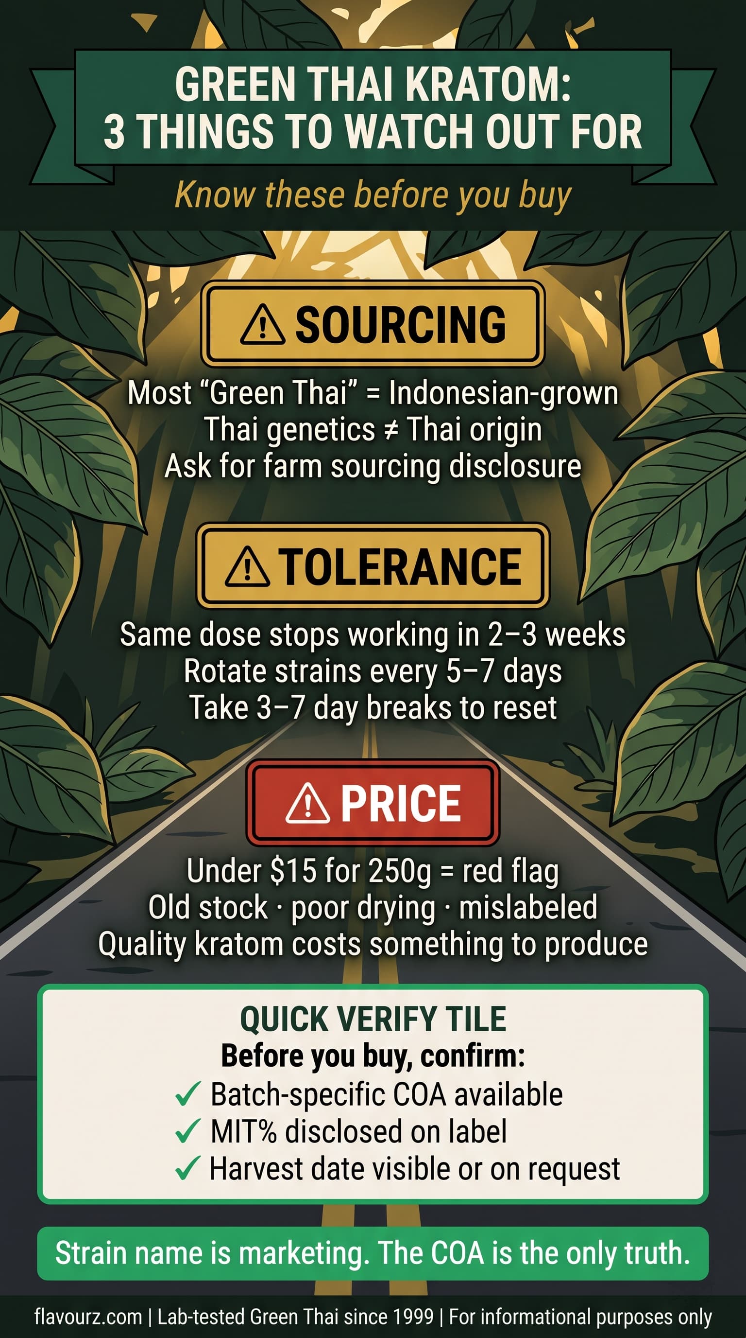 INFOGRAPHIC FOR What to Watch Out for With Green Thai